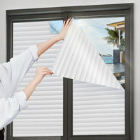 Window Film for Home Decor and Privacy, Lavender Abstract Geometric Privacy Film for Home Office, Opaque PVC Material