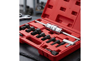 12 Pieces Repair Tool 8-32 Mm Range Bearing Extractor Puller Kit Black-and-Silver