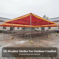 Sloped Roof Canopy Foldable Design Folding Vendor Tent Versatile Mobile Event Tent for Street Vendors, Shop Owners, Storefronts, Driveways, Patios