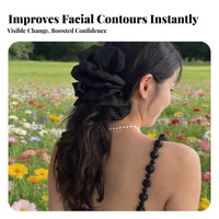 Flower Ribbon Hair Fastener Elegant Design Large Ribbon Grip Fastener Large Gauze Hair Grip Versatile Lightweight for Women