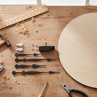 DIY High Torque Quartz Clock Movement Kit with Long Shaft and Metal Hands