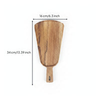 Smooth Finish Board with Handle Rustic Kitchenware for Food Presentation