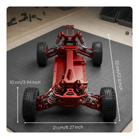 1/12 Scale RC Chassis Frame Easy Installation Metal RC Car Chassis Pre-Assembled 1/12 Scale Car Frame Kit for Rough Terrain