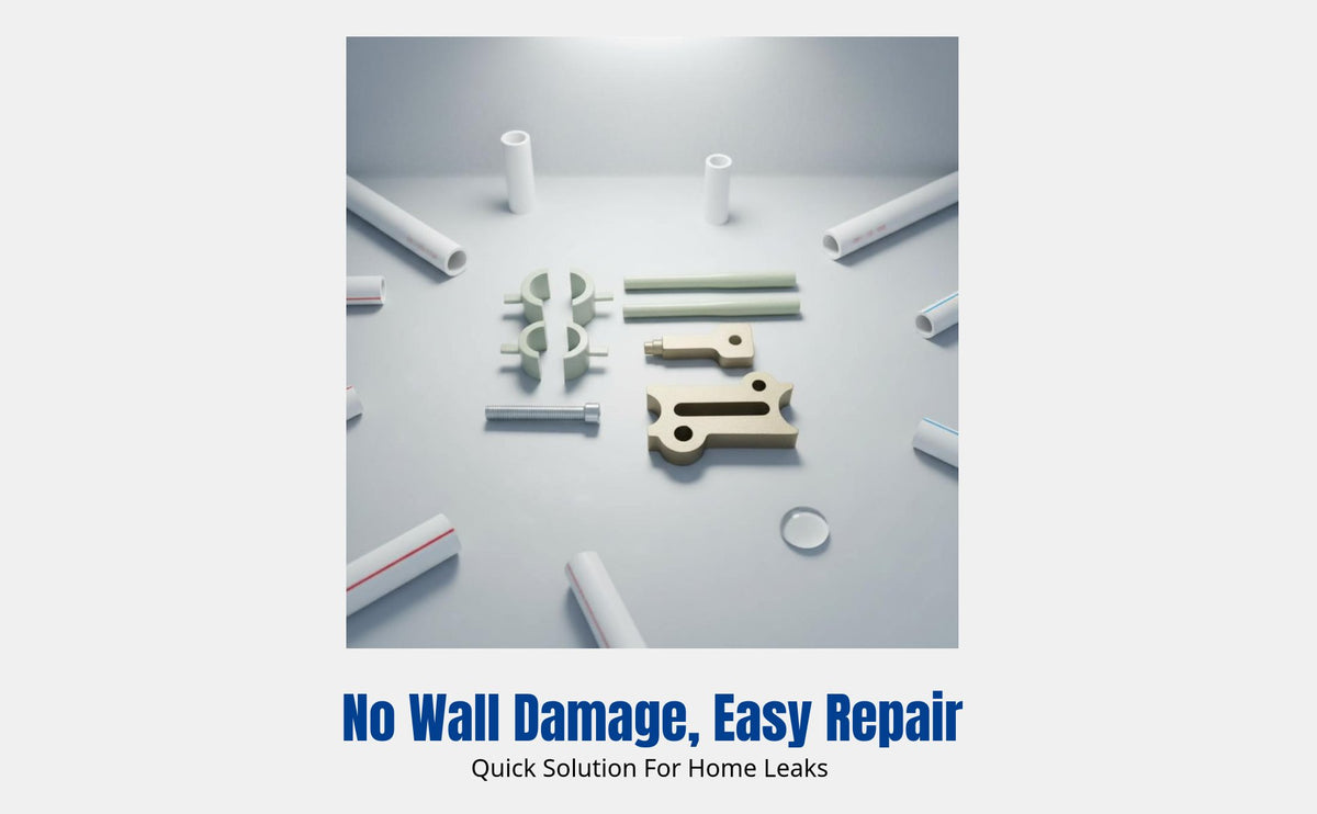 Heat Weld Repair Tool, Leak Sealer, PPR 4/6 Universal, New Edition, Patch & Rod, Easy Use, Metal Components