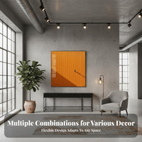 Ready to Hang Industrial Design Framed Picture Elegant Design Nordic Decorative Painting Aluminum Alloy Frame Modern Abstract Wall Art Waterproof for Homeowners, Interior Designers, Office Workers, Living Room, Hallway, Bedroom