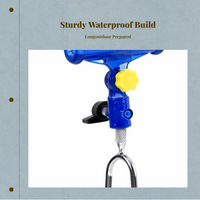 Aluminum fishing rod holder