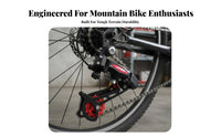 Mountain Bike Rear Derailleur Smooth Gearing 6/multiple Gears Derailleur Stable High-Performance Bike Rear Gear Mech for Rough Terrain Biking