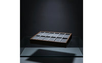 Velvet-Lined Watch Display Tray Padded Watch Organizer Tray Open-Top Safeguarding for Countertop