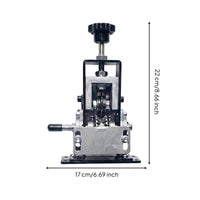 Bench Wire Removing Machine Tabletop Manual Wire Insulation Remover Machine Rollers Cable Insulation Remover
