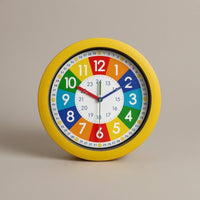 Learning Clock for Kids Educational Teaching Clock Colorful for Teachers, Young Children, Playroom