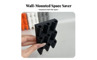 Wall Mounted Organizer Keeps Organized Storage Rack Space-Saving Design Game Room Accessory for Home Bar, Man Cave, Pub