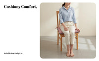 Chair Pad with Ties Easy to Clean Dining Chair Seat Pad Sturdy Square Seat Cushion with Ties for Homeowners, Students, Indoors, Living Room, Patio