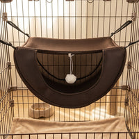 Cat Hammock Hanging Cat Bed with Breathable Mesh, Comfortable Hanging Bed Hammock Bed for Cat Cage Accessory, Indoor Cat Bed and Kitten Bed