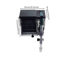 Oil Film Remover Aquarium Waterfall Filter 4-Stage Filtration Hang-on Back Filter