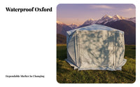 Hexagonal Quick-Setup Tent Mesh Excludingdoor Shelter Top Ventilation Window Camping Gear for Families, Householders, Backyard, Patio, Stargazing
