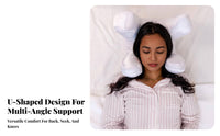 Soft Cushioning Ergonomic Face Pillow Skin-Friendly Face Cradle Pillow Silky Material for Beauty Enthusiasts, Side Sleepers, Bed, Bedroom