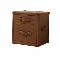 Vintage Bedside Storage Unit with Sturdy Frame for Renters