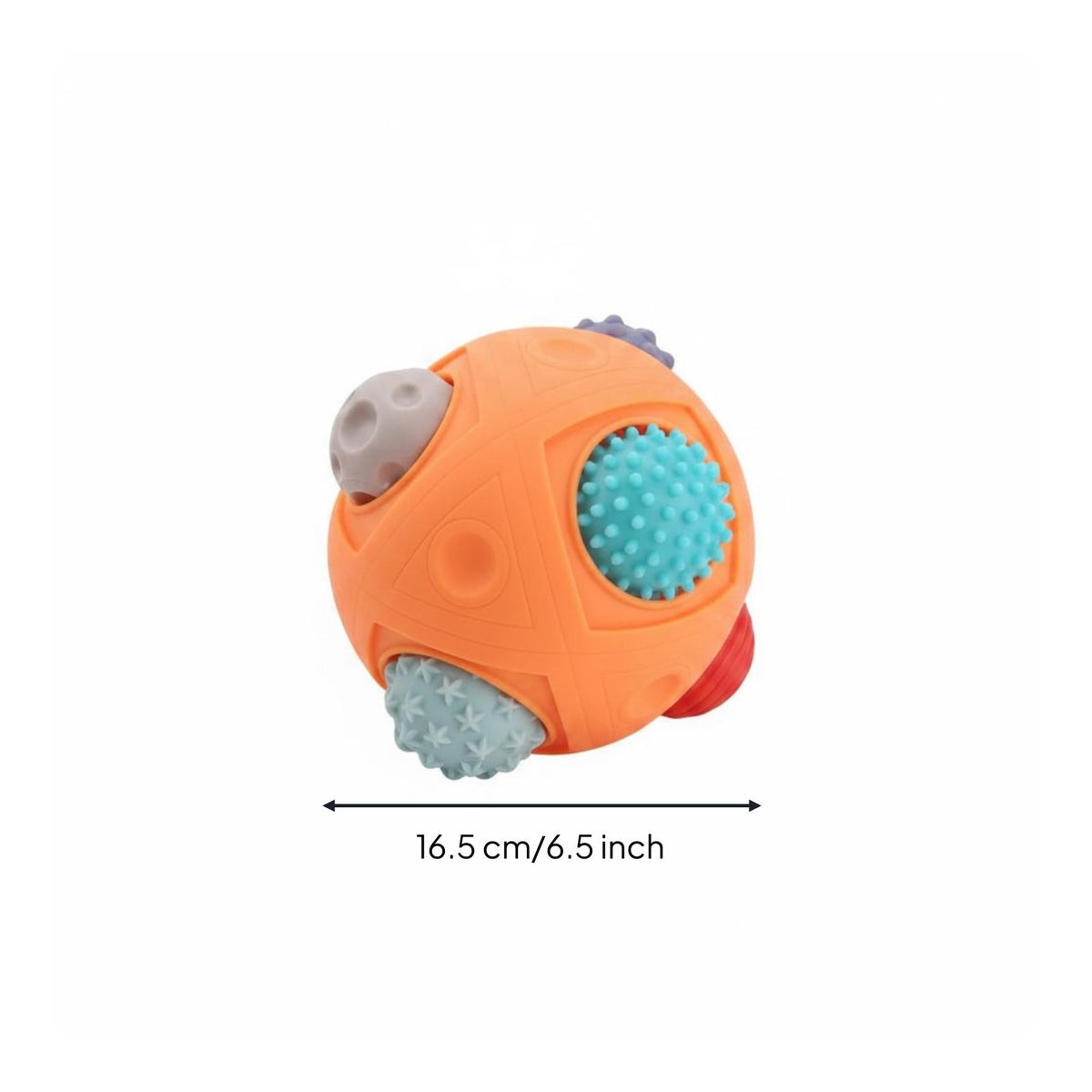 Textured Grip Ball Easy to Hold Infant Hand Grasp Toy Bright Colors Press Balls for Infants