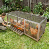 Enclosure for Rabbits, Rodents and Puppies, Thickened Metal Dog Playpen 58 × 62 cm, Indoor Outdoor Cage with Openable Roof and Side Doors