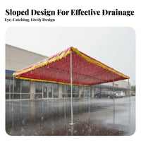 Sloped Roof Canopy Foldable Design Folding Vendor Tent Versatile Mobile Event Tent for Street Vendors, Shop Owners, Storefronts, Driveways, Patios