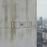 Crack Board Transparent Crack Measurement Tool with Scale Acrylic Tool for Walls