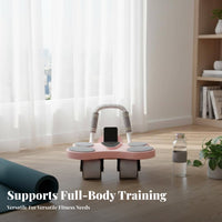 Elbow Support Abdominal Wheel Non-Slip Wheels Automatic Elastic Return Ab Wheel Midsection Exercise Wheel Ergonomic Design