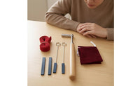 7 Pieces Piano Tuning Tool Kit with Pouch Easy to Use Piano Tuning Kit Professional for Students, Practice Rooms
