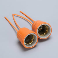 Table Lamp E27 Bulb Holder with Ceramic Inner Liner, Flame Retardant Light Fitting for Home Office, Heat Resistant E27 Lamp, DIY Lighting Kit