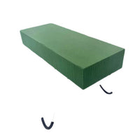 Flower Mud Holder Galvanized Grave Saddle Headstone Saddle with Floral Foam Base for Cemetery Decoration