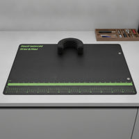 Instrument Repair Mat Protective Maintenance Mat with Eyelets Portable Work Surface for Luthier, Music Technicians, Workbench