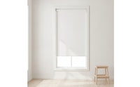 Light-Filtering Semi-Blackout Window Shade Roll-up Pull Chain Roller Curtain Milky White Pull Cord Thick for Bedroom, Office, Balcony, Bathroom