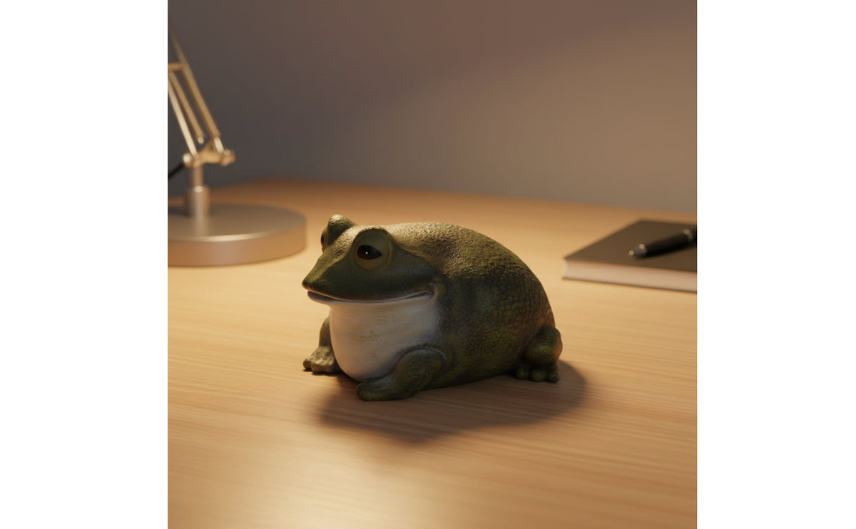 Frog Trinket Box Resin Frog Jewelry Box Carved for Collectors, Desktop, Entryway, Garden