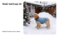 Machine Washable Winter Dog Jacket Easy On Remove Winter Dog Coat Adjustable Fit for Cold Weather, Daily Use, Outdoor Walks