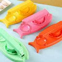 Dumpling Wrapper Press and Form Food-Grade PP Material Manual Dumpling Pastry Former Easy to Use Ravioli Maker Tool for Beginners, Kids, Home