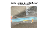 Dustproof Disposable Dust Cover Thickened Material Plastic Bed and Sofa Cover Waterproof for Movers, Painters, Renovation, Storage, Painting