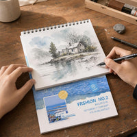 Sketchbook for Artists, A4 Thickened Sketch Pad with Coil Binding, Portable Drawing Book for Students and Professionals