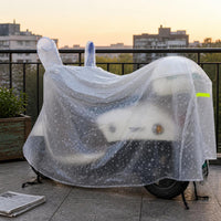 Electric Scooter Cover Waterproof Sun Protection Rain Dust Cover with Mirror Pockets