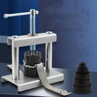 Vertical Pressure Watch Case Press Precision Pressing Watch Back Press Tool High Stability Long-Lasting Metal Body for Watchmakers