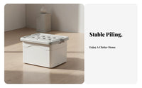Plastic Storage Box Multipurpose Plastic Storage Bin Sturdy Construction