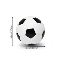 Sporty Soccer Ball Money Bank Decorative Soccer Piggy Bank Large Round for Children, Adults, Bedroom, Desk, Shelf