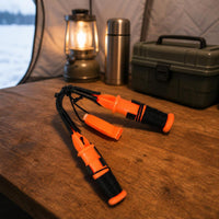 High-Visibility Color Ice Fishing Safety Picks Lightweight Ice Safety Picks Portable Easy Grip Handles for Anglers, Snowmobilers, Skaters, Outdoor, Winter Sports