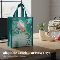 Insulated Bento Tote Waterproof Insulated Meal Pouch Reusable for Office Workers