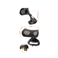 Backrest with Clamp Mount Adjustable Scooter Backrest Support Padded Ergonomic for Commuters, Scooters