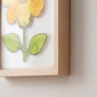 Kids' Art Display Acrylic & Wood Picture Frame for Kindergarten Drawings