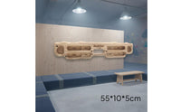 Fingerboard Climbing Skin-Friendly Wooden Finger Training Board Heavy Duty Pull-up Finger Training Board for Home Workout, Gym