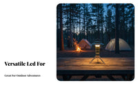Multi-Functional Multifunctional Tent Light Lightweight Lighthouse Design Camp Lamp Power Bank Function Rechargeable Outdoor Flashlight Waterproof for Campers, Hikers, Anglers, Emergency