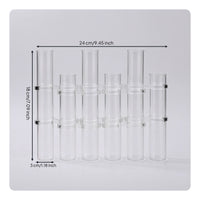 Modular Glass Test Tube Vase Minimalist Test Tube Vase Elegant Propagation Station Transparent for Windowsill