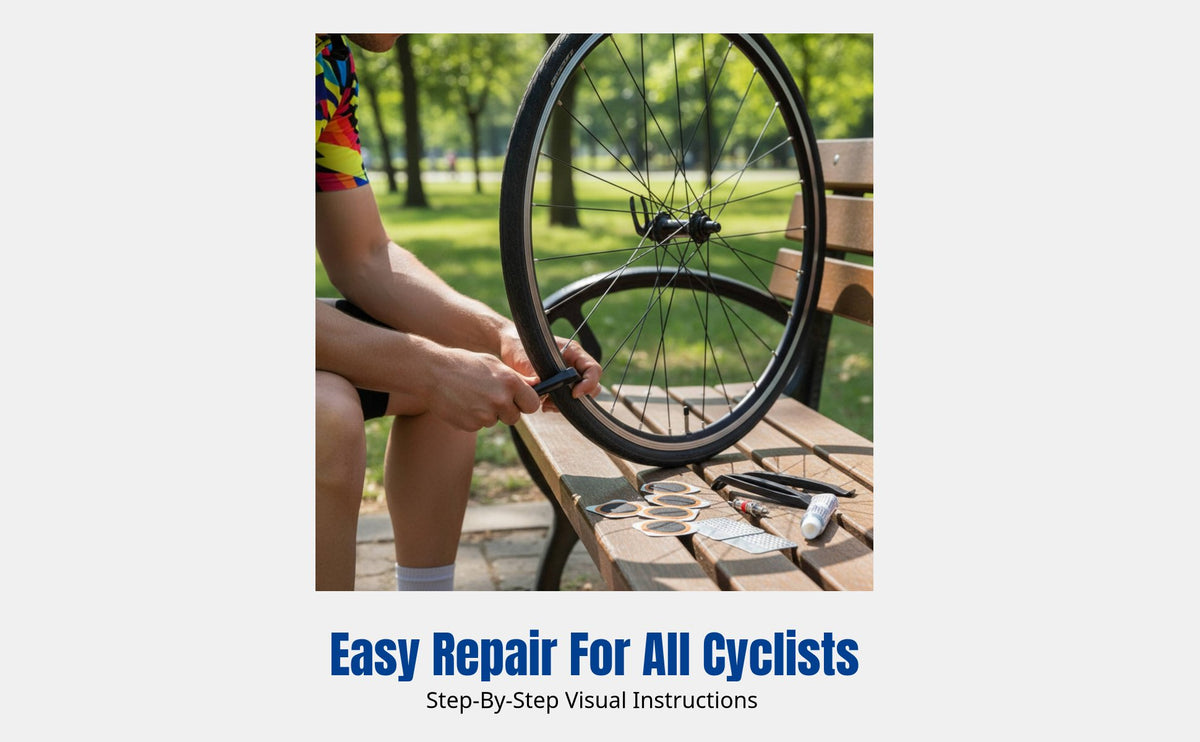 Bike Kit, Patch Set, Tire Lever, Cold Patch, Multi-Tool Combo for Cyclists