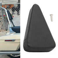 PU Leather Pointed Sissy Bar Cushion Custom Look Motorcycle Passenger Back Pad