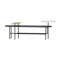 Multi-Level Oval Table Minimalist Design Oval Century-Inspired-Century Table